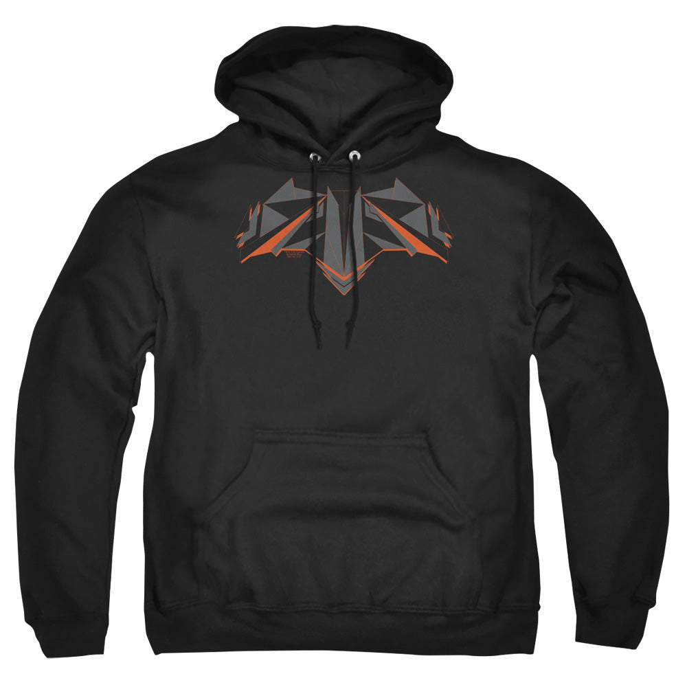 Batman v Superman Tech Bat Logo Men's Pull-Over 75 25 Poly Hoodie
