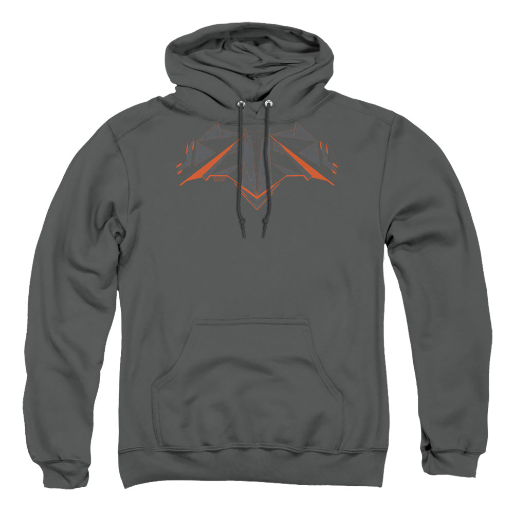 Batman v Superman Tech Bat Logo Men's Pull-Over 75 25 Poly Hoodie