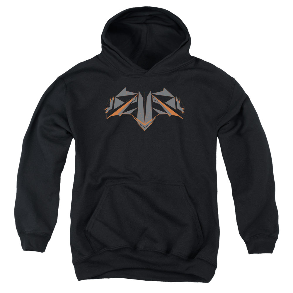 Batman v Superman Tech Bat Logo Youth Cotton Poly Pull-Over Hoodie