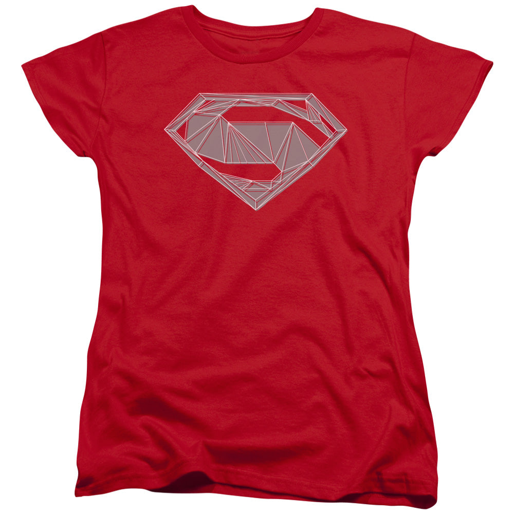 Batman v Superman Techy S Women's 18/1 Cotton Short-Sleeve T-Shirt