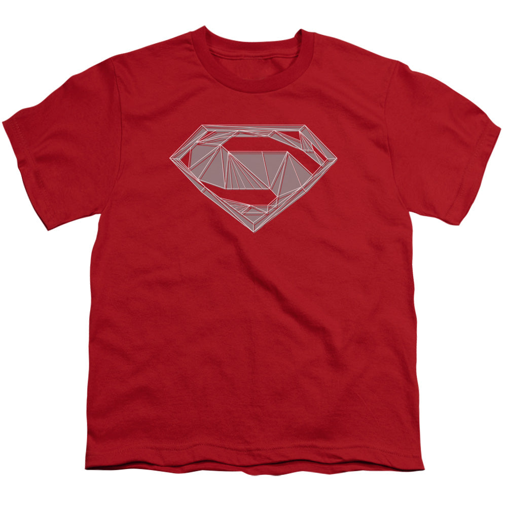 Batman v Superman Techy S Youth 18/1 100% Cotton Short-Sleeve T-Shirt