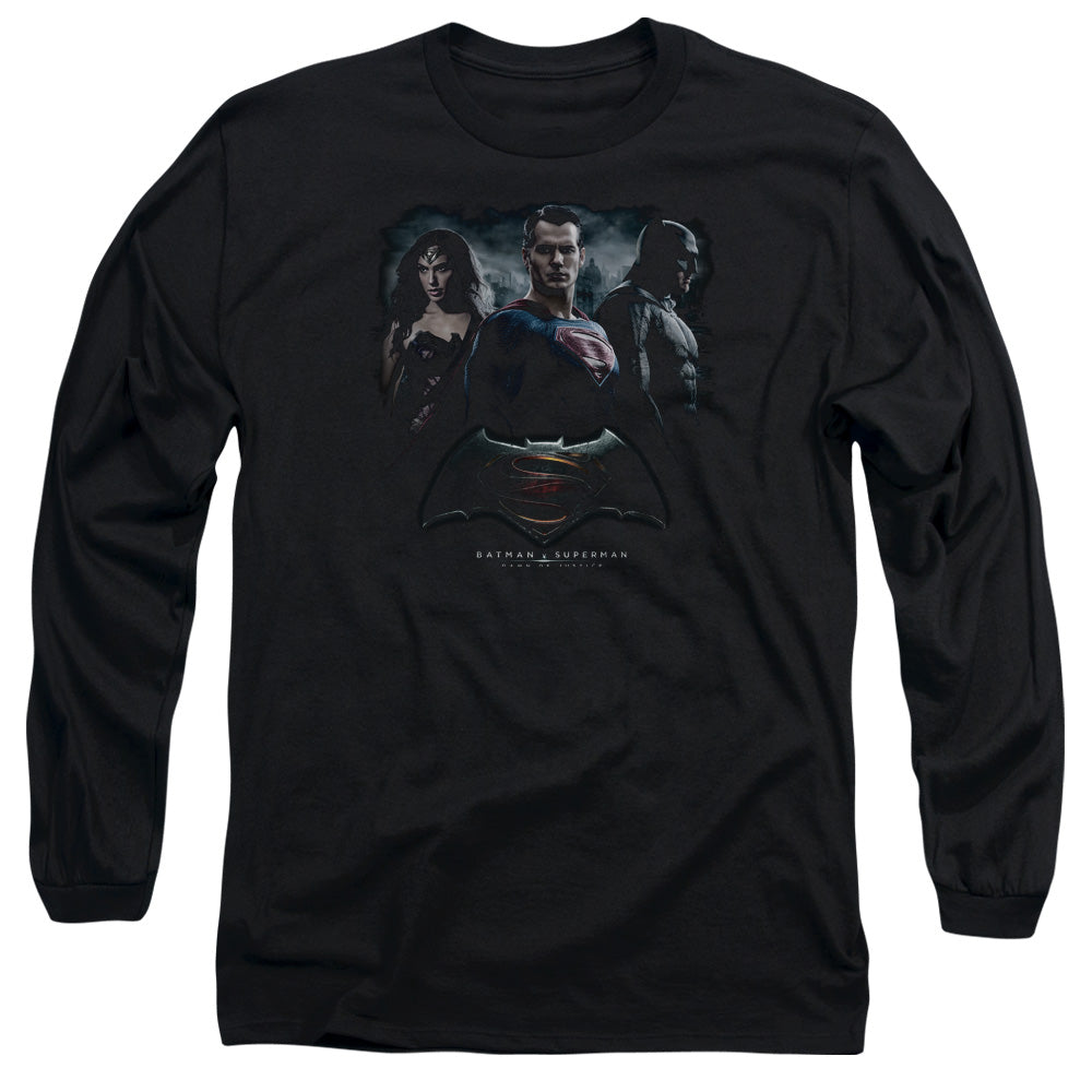 Batman v Superman The Crew Men's 18/1 Cotton Long-Sleeve T-Shirt