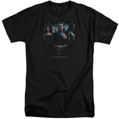 Batman v Superman The Crew Men's 18/1 Tall Cotton Short-Sleeve T-Shirt