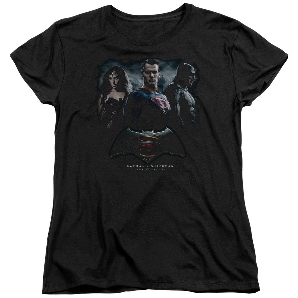 Batman v Superman The Crew Women's 18/1 Cotton Short-Sleeve T-Shirt