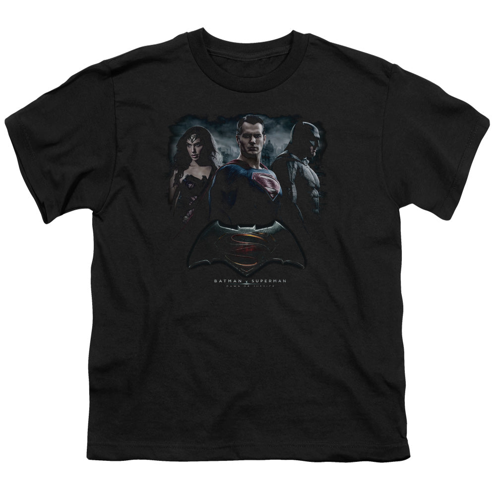 Batman v Superman The Crew Youth 18/1 100% Cotton Short-Sleeve T-Shirt