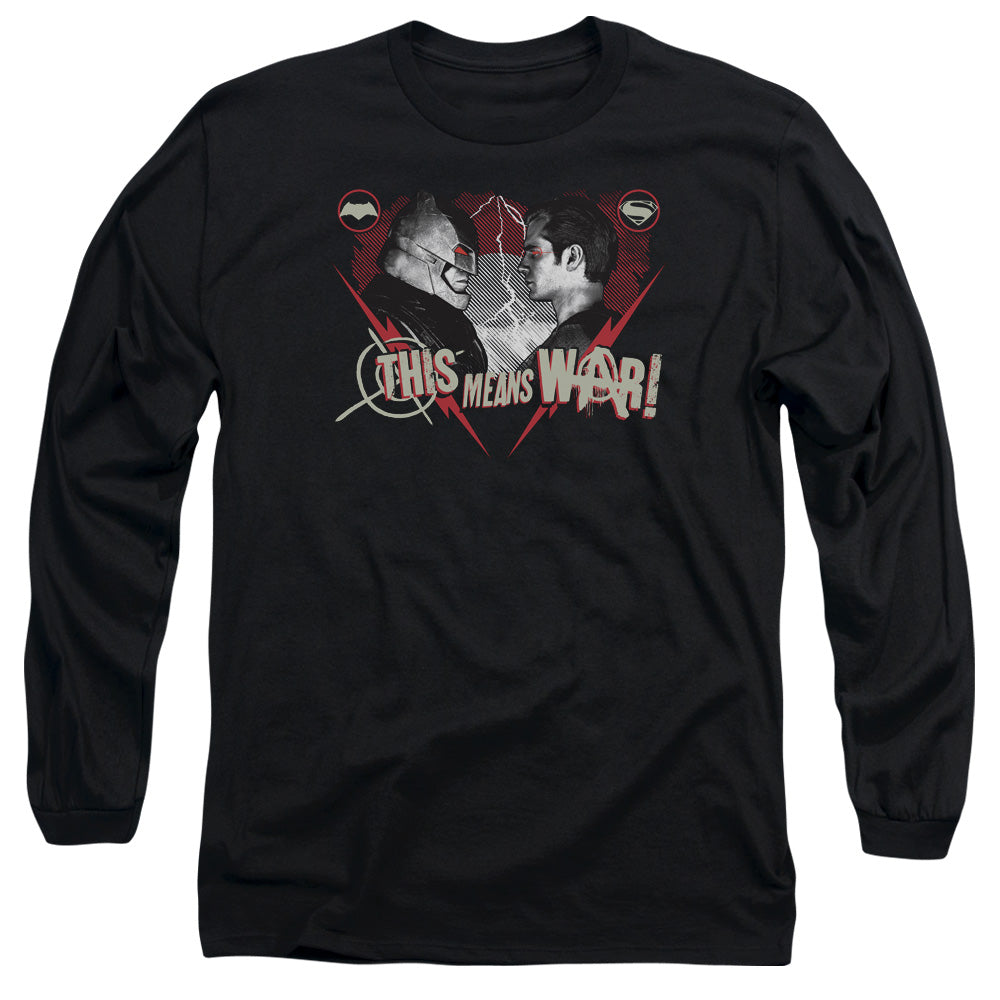 Batman v Superman This Means War Men's 18/1 Cotton Long-Sleeve T-Shirt