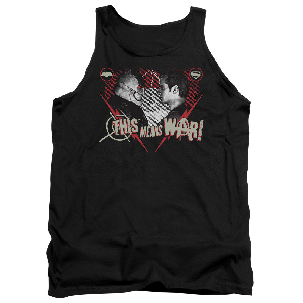Batman v Superman This Means War Men's 18/1 Cotton Tank Top