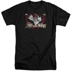 Batman v Superman This Means War Men's 18/1 Tall Cotton Short-Sleeve T-Shirt