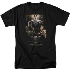 Batman v Superman Thre Three Men's 18/1 Cotton Short-Sleeve T-Shirt