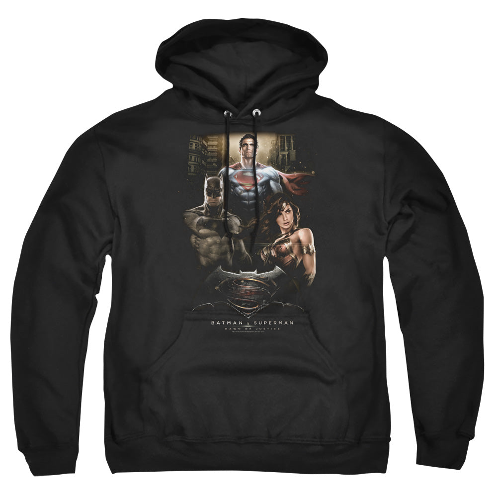 Batman v Superman Thre Three Men's Pull-Over 75 25 Poly Hoodie