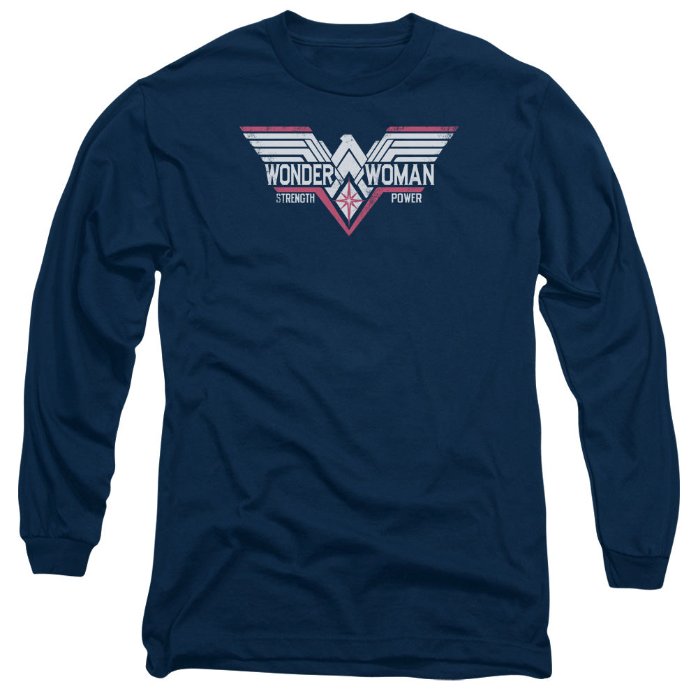 Batman v Superman Thunder Logo Men's 18/1 Cotton Long-Sleeve T-Shirt