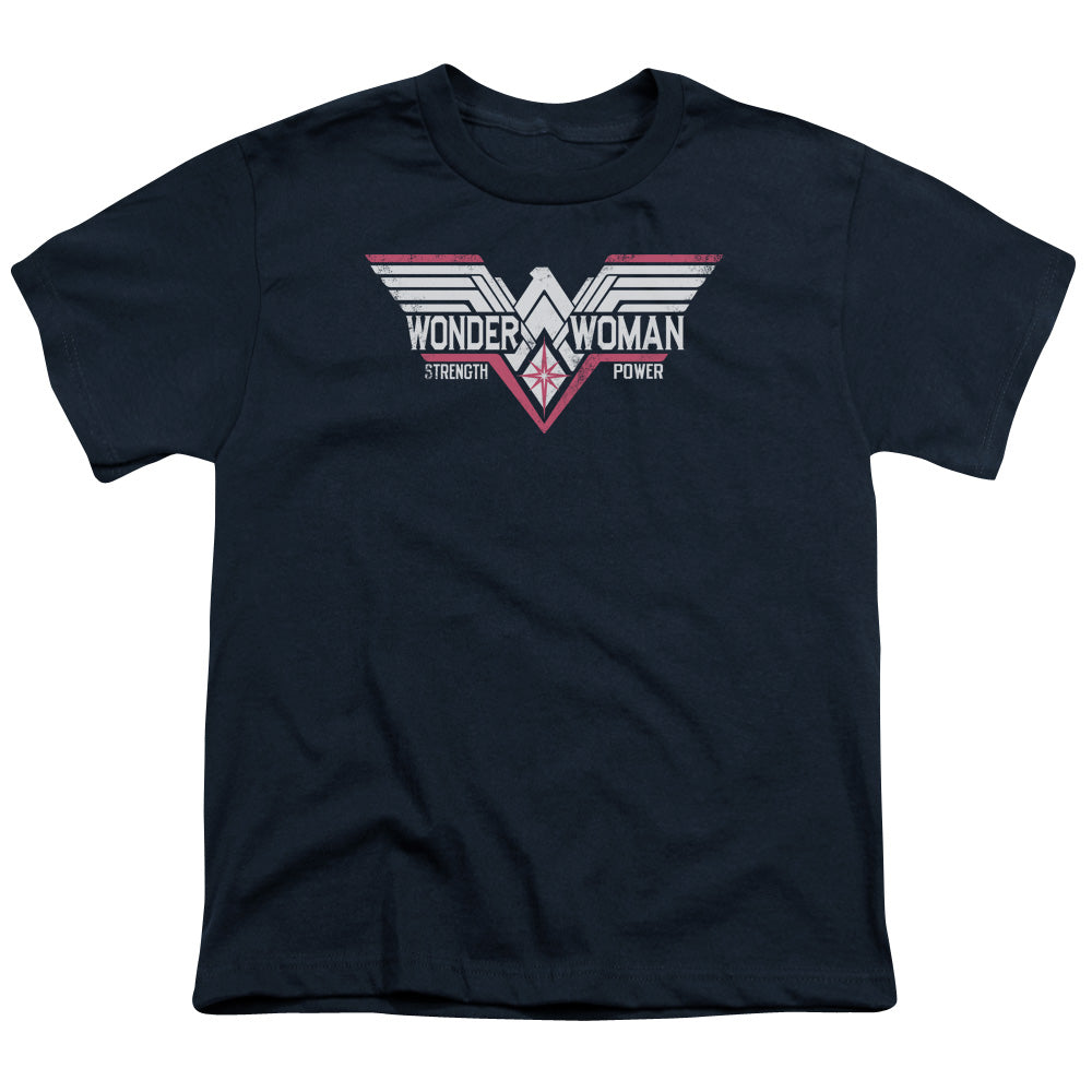 Batman v Superman Thunder Logo Youth 18/1 100% Cotton Short-Sleeve T-Shirt
