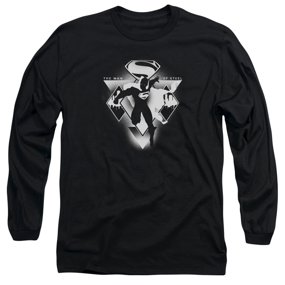 Batman v Superman Triple Diamond Men's 18/1 Cotton Long-Sleeve T-Shirt