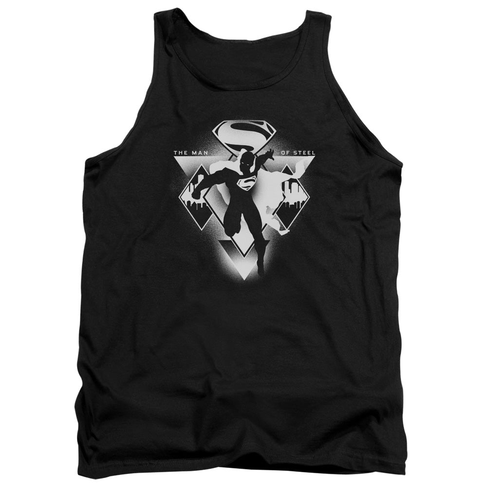 Batman v Superman Triple Diamond Men's 18/1 Cotton Tank Top