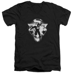 Batman v Superman Triple Diamond Men's 30/1 Cotton Slim V-Neck T-Shirt