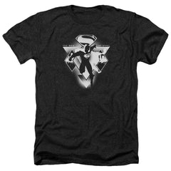Batman v Superman Triple Diamond Men's 30/1 Heather 60 40 Poly Short-Sleeve T-Shirt