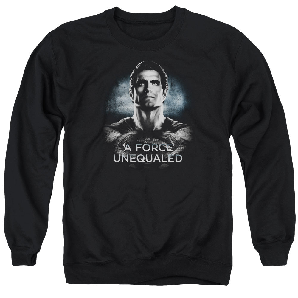 Batman v Superman Unequaled Men's Crewneck 50 50 Poly Long-Sleeve T-Shirt