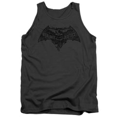 Batman v Superman Vigilante Justice Men's 18/1 Cotton Tank Top