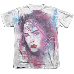 Batman v Superman Watercolor Wonder Sub Men's Regular Fit Poly Cotton Short-Sleeve T-Shirt