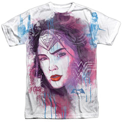 Batman v Superman Watercolor Wonder Sub Men's Regular Fit Polyester Short-Sleeve T-Shirt