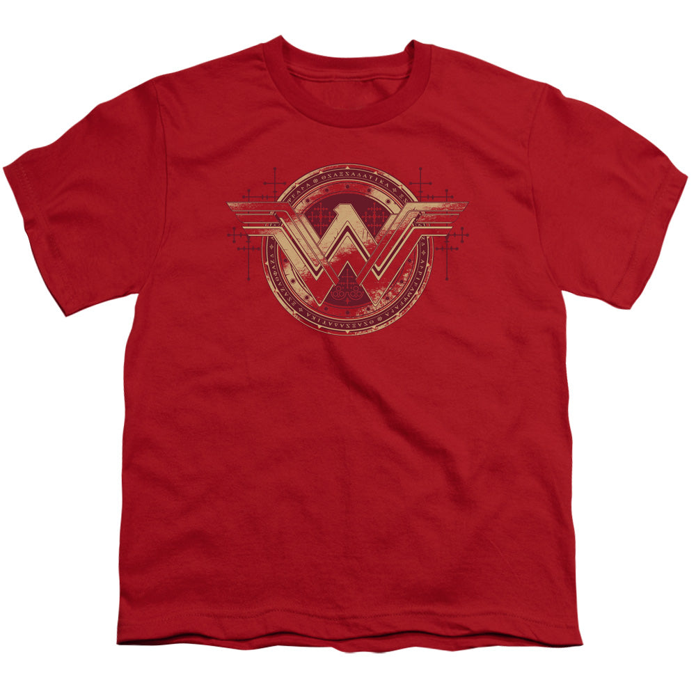 Batman v Superman Wonder Shield Youth 18/1 100% Cotton Short-Sleeve T-Shirt