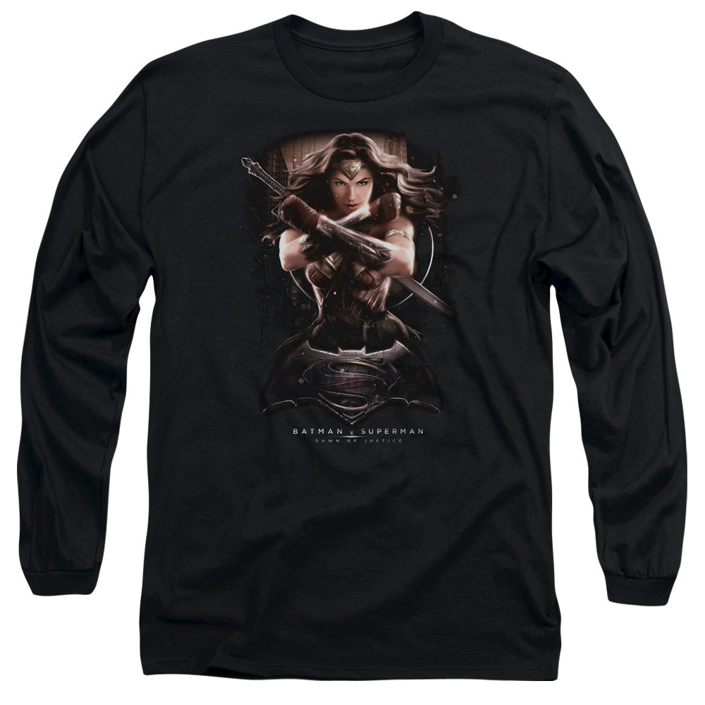 Batman v Superman Ww Ground Zero Men's 18/1 Cotton Long-Sleeve T-Shirt