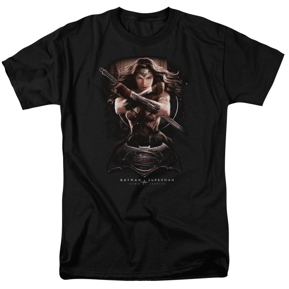 Batman v Superman Ww Ground Zero Men's 18/1 Cotton Short-Sleeve T-Shirt
