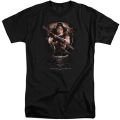 Batman v Superman Ww Ground Zero Men's 18/1 Tall Cotton Short-Sleeve T-Shirt