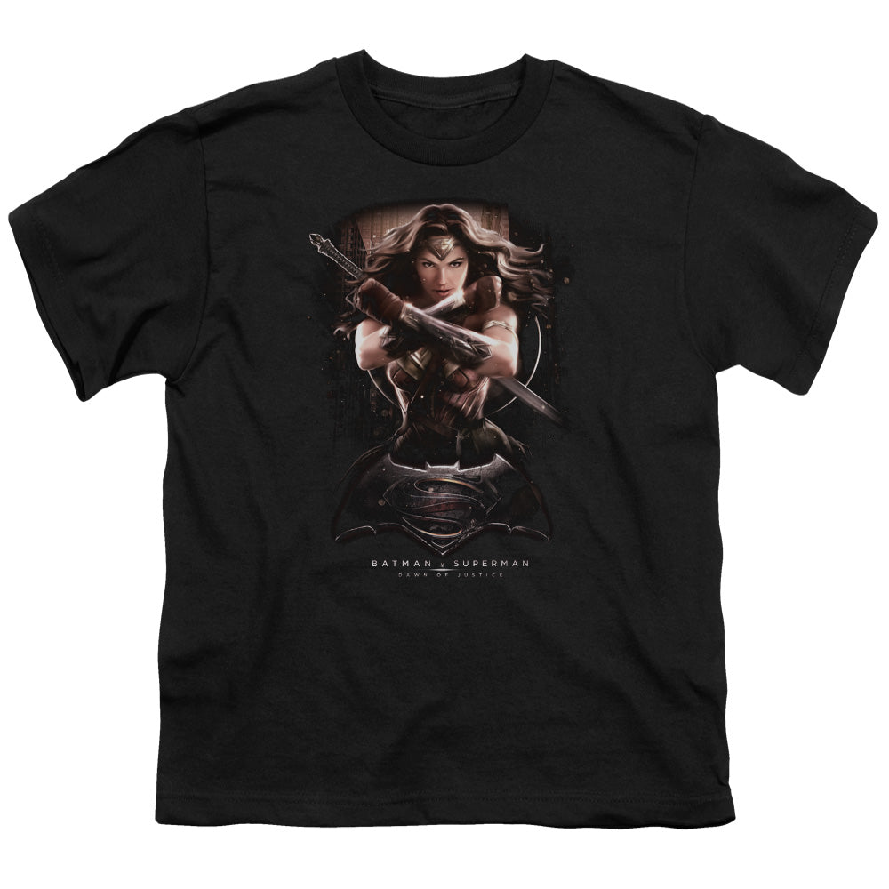 Batman v Superman Ww Ground Zero Youth 18/1 100% Cotton Short-Sleeve T-Shirt