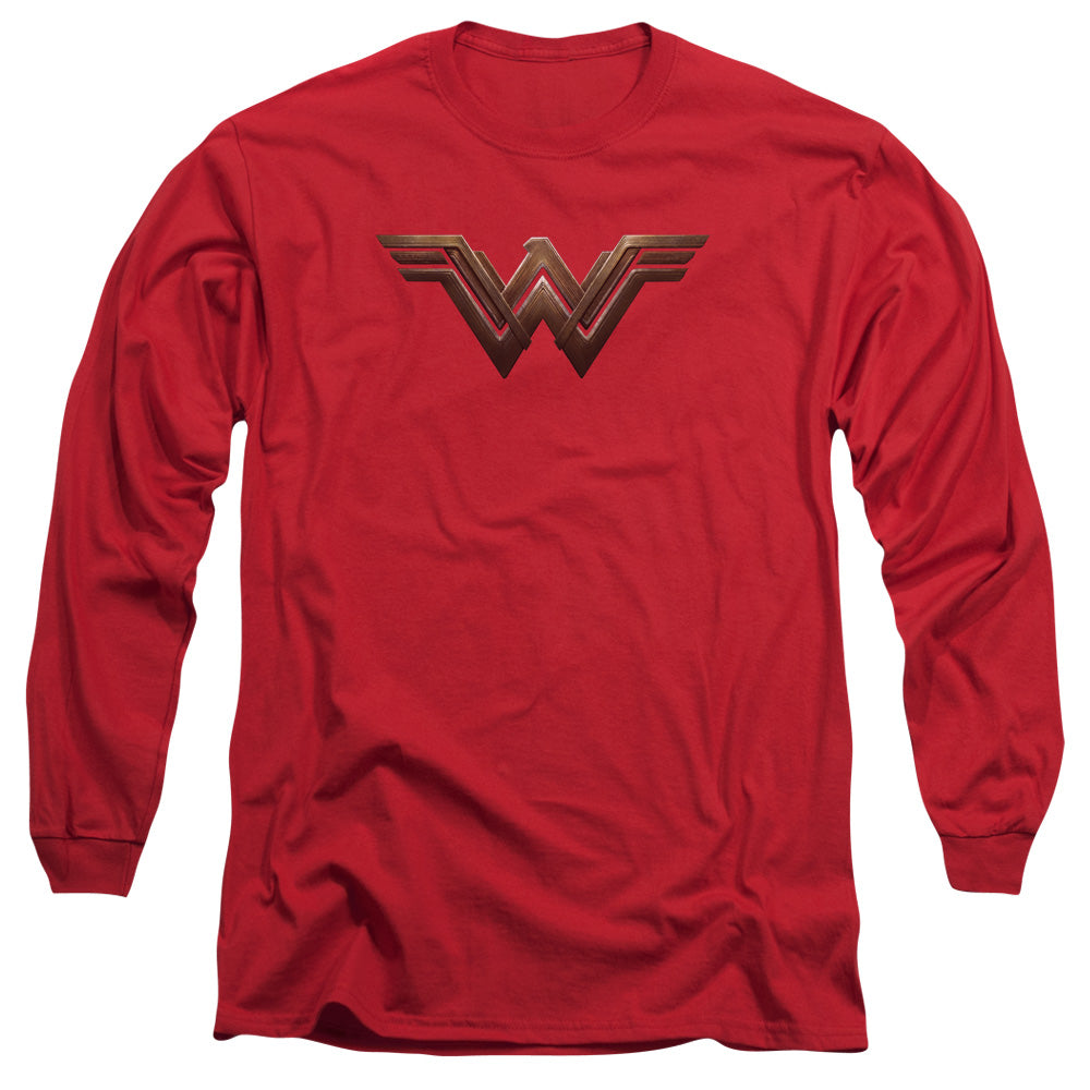 Batman v Superman Ww Shield Men's 18/1 Cotton Long-Sleeve T-Shirt