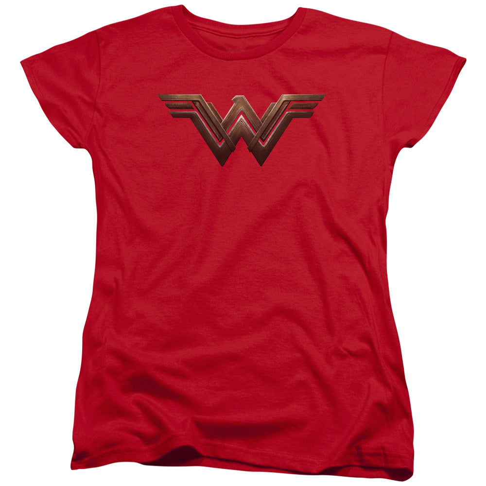 Batman v Superman Ww Shield Women's 18/1 Cotton Short-Sleeve T-Shirt