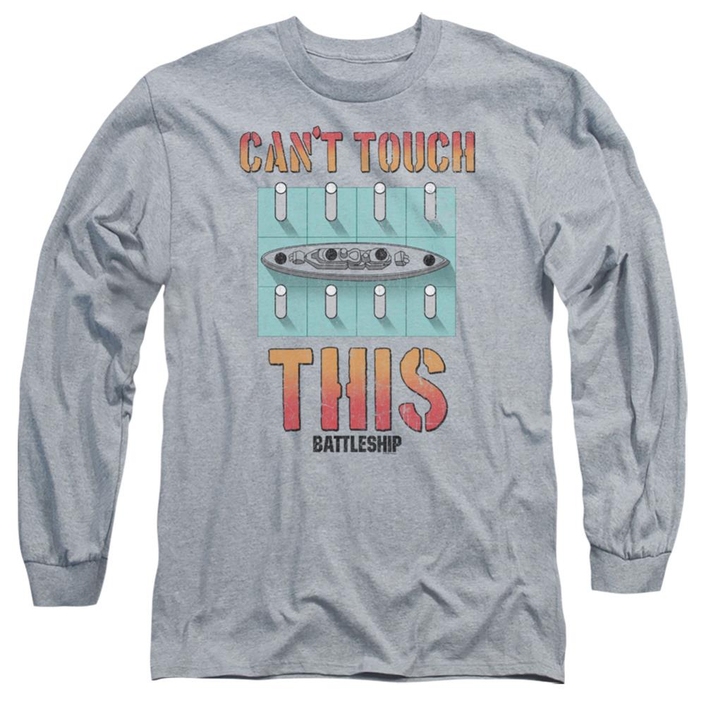 Battleship Can't Touch This Men's 18/1 Cotton Long-Sleeve T-Shirt