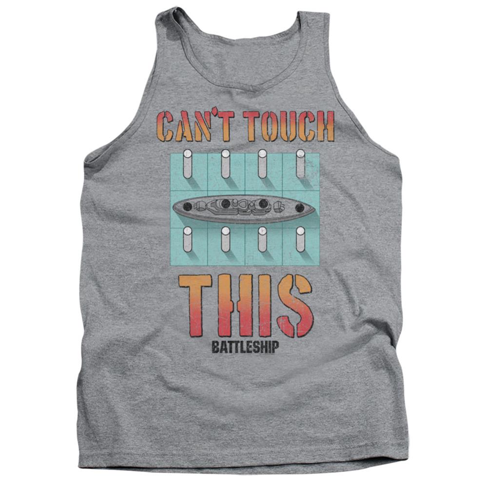 Battleship Can't Touch This Men's 18/1 Cotton Tank Top