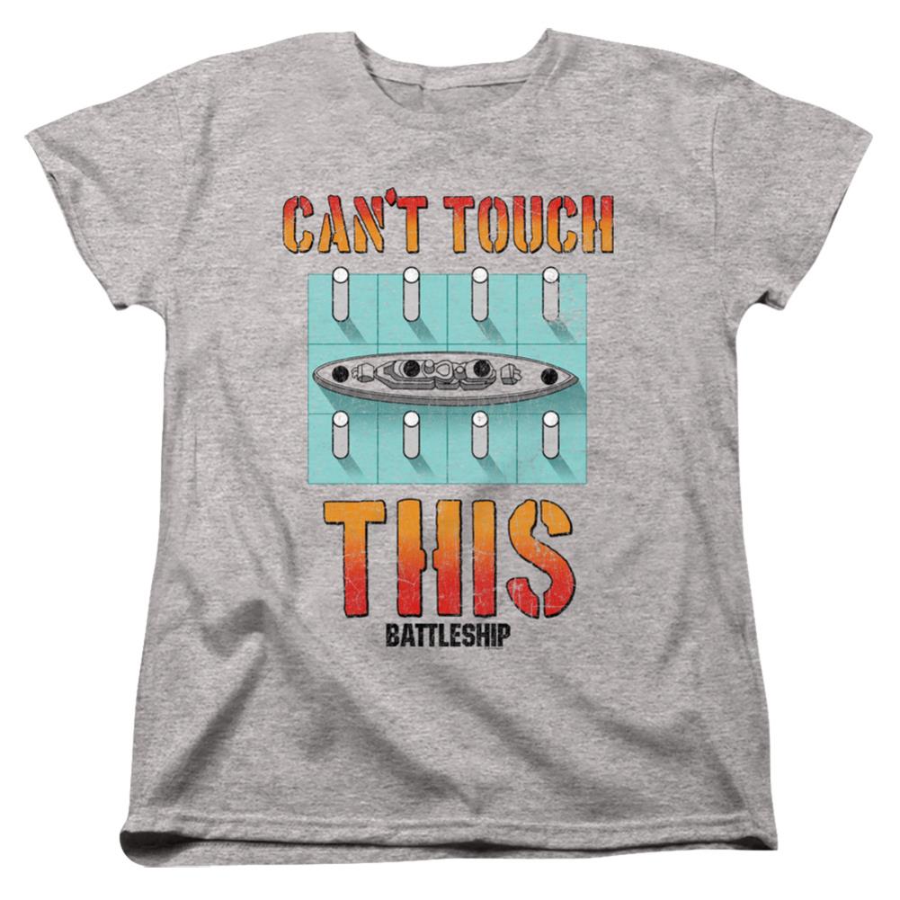 Battleship Can't Touch This Women's 18/1 Cotton Short-Sleeve T-Shirt