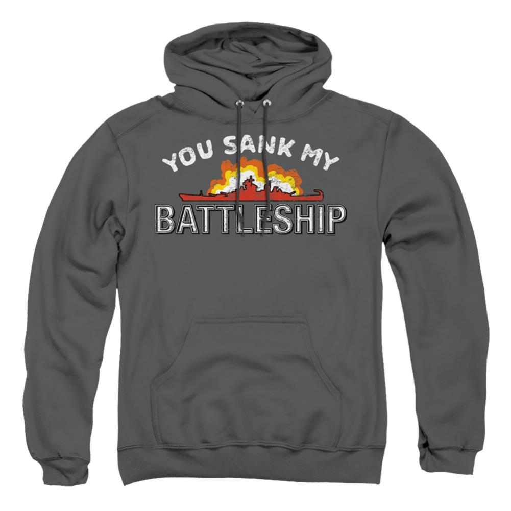 Battleship Sunk Men's Pull-Over 75 25 Poly Hoodie