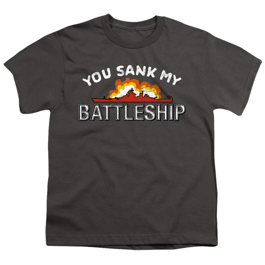 Battleship Sunk Youth 18/1 100% Cotton Short-Sleeve T-Shirt
