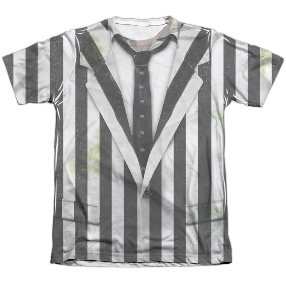 Beetlejuice Beetlejuice Suit Men's Regular Fit Poly Cotton Short-Sleeve T-Shirt