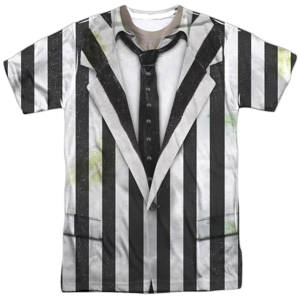 Beetlejuice Beetlejuice Suit Men's Regular Fit Polyester Short-Sleeve T-Shirt