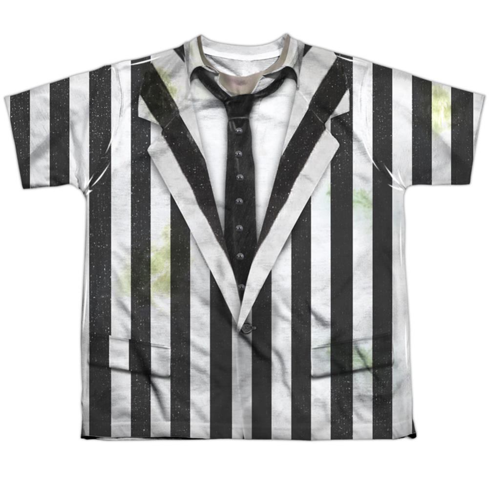 Beetlejuice Beetlejuice Suit Youth Regular Fit Poly Short-Sleeve T-Shirt