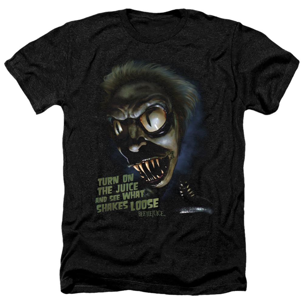 Beetlejuice Chuck's Daughter Men's 30/1 Heather 60 40 Poly Short-Sleeve T-Shirt
