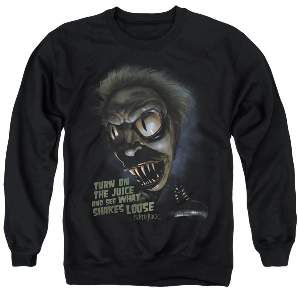 Beetlejuice Chuck's Daughter Men's Crewneck 50 50 Poly Long-Sleeve T-Shirt