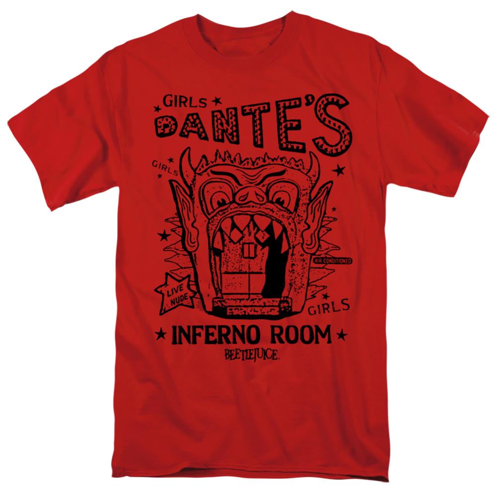 Beetlejuice Dantes Inferno Room Men's 18/1 Cotton Short-Sleeve T-Shirt