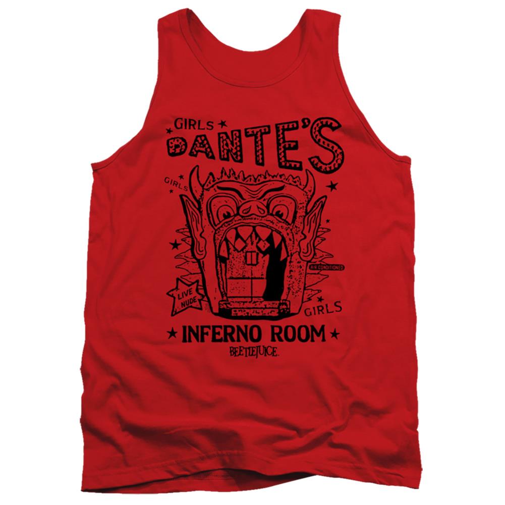 Beetlejuice Dantes Inferno Room Men's 18/1 Cotton Tank Top