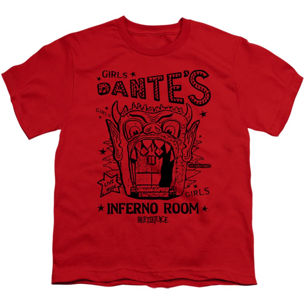 Beetlejuice Dantes Inferno Room Youth 18/1 100% Cotton Short-Sleeve T-Shirt