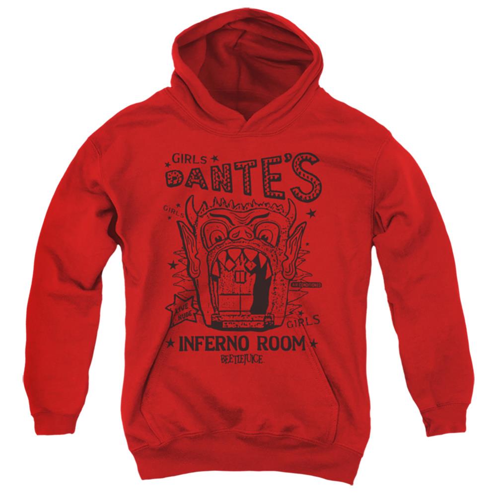Beetlejuice Dantes Inferno Room Youth Cotton Poly Pull-Over Hoodie