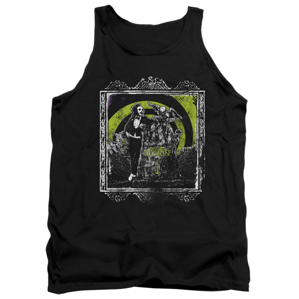 Beetlejuice Here Lies Men's 18/1 Cotton Tank Top
