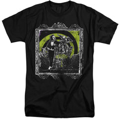 Beetlejuice Here Lies Men's 18/1 Tall Cotton Short-Sleeve T-Shirt
