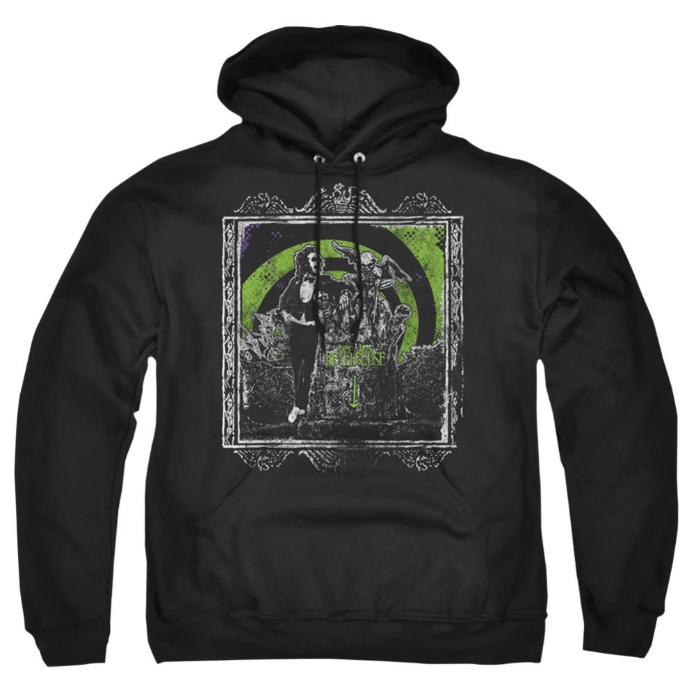 Beetlejuice Here Lies Men's Pull-Over 75 25 Poly Hoodie
