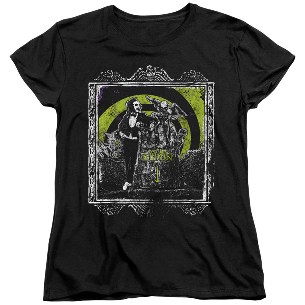 Beetlejuice Here Lies Women's 18/1 Cotton Short-Sleeve T-Shirt