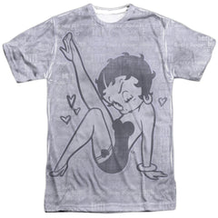 Betty Boop A Leg Up Men's Regular Fit Polyester Short-Sleeve T-Shirt